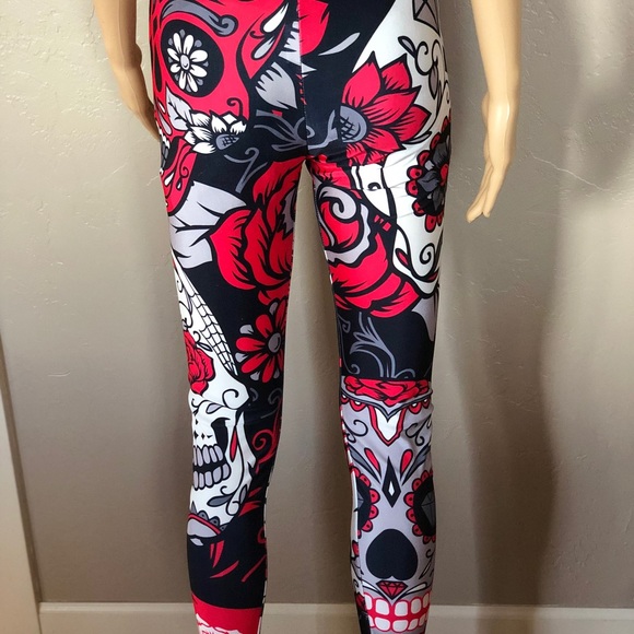3 for $15 Skull pattern leggings! - Picture 4 of 5
